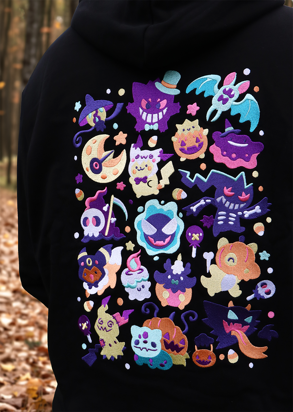 Spookybits Blacklight Oversized Hoodie