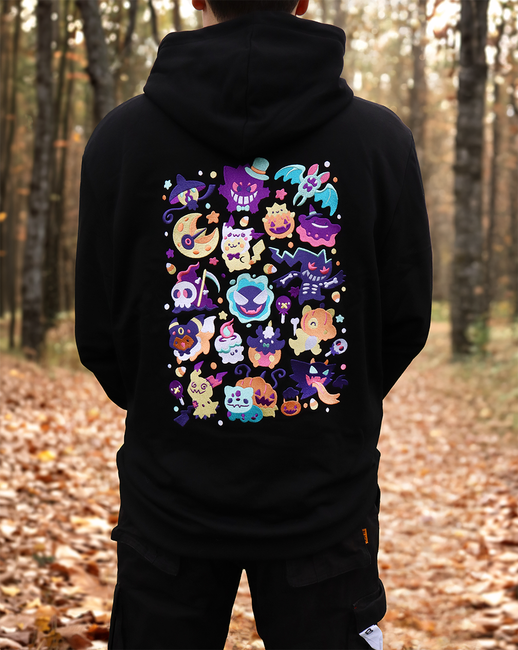 Spookybits Blacklight Oversized Hoodie