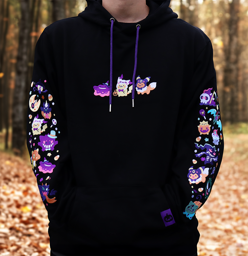 Spookybits Blacklight Oversized Hoodie