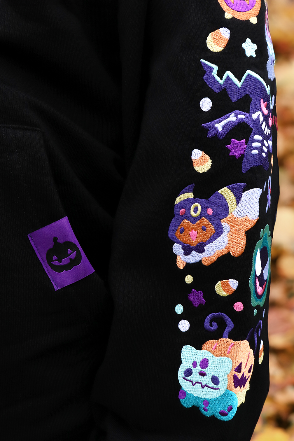 Spookybits Blacklight Oversized Hoodie