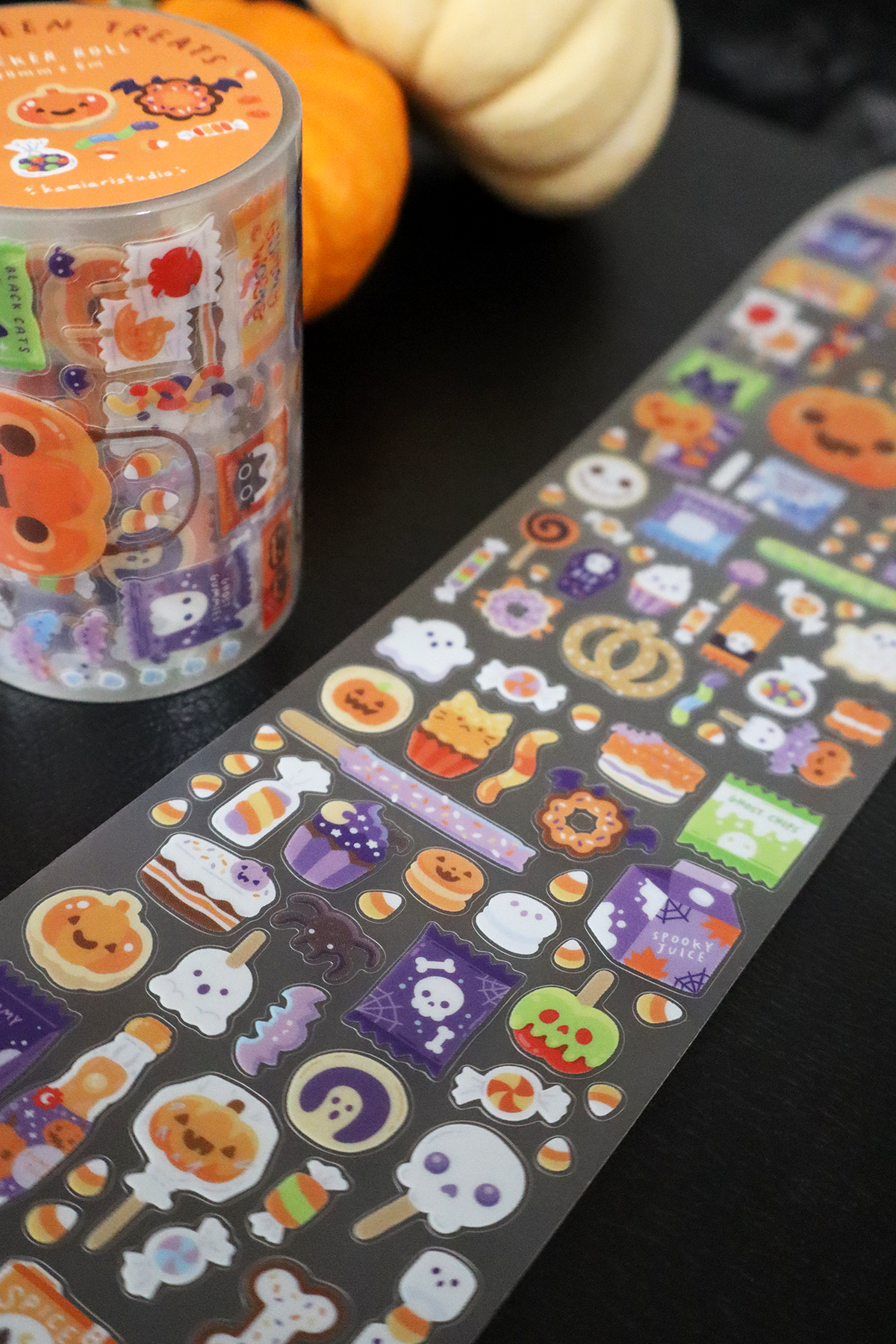Halloween Treats Sticker Roll