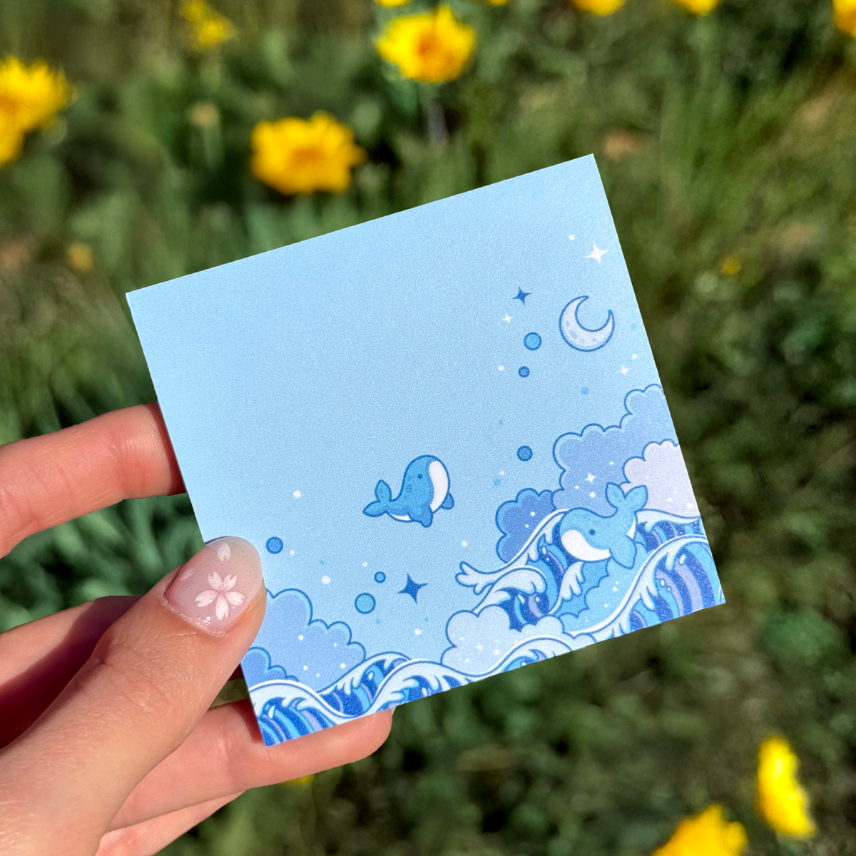 Celestial Whales Sticky Notes