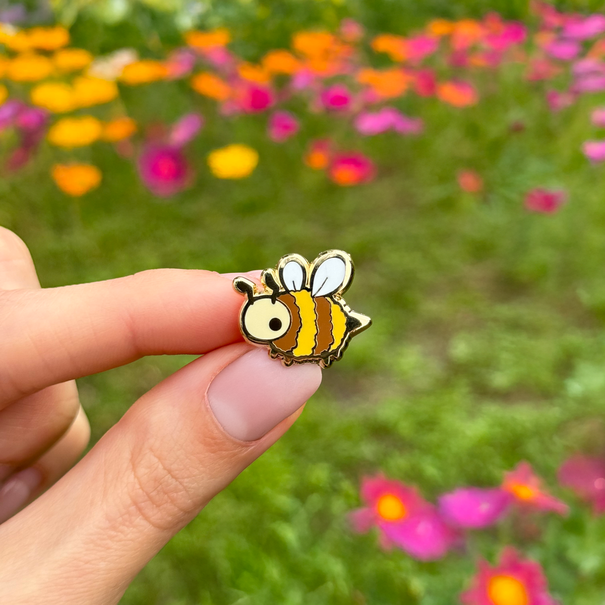 Yellow Bee Mini Pin