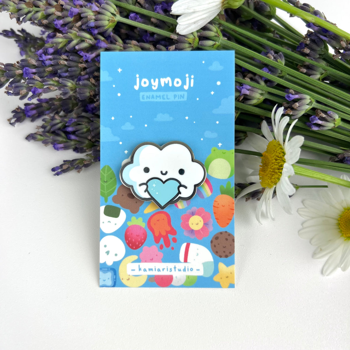 Joymoji: Happy Cloud Hard Enamel Pin