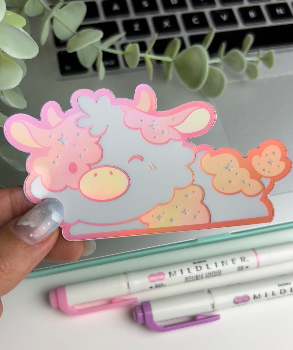 Strawberry Cow  Holographic Peeker