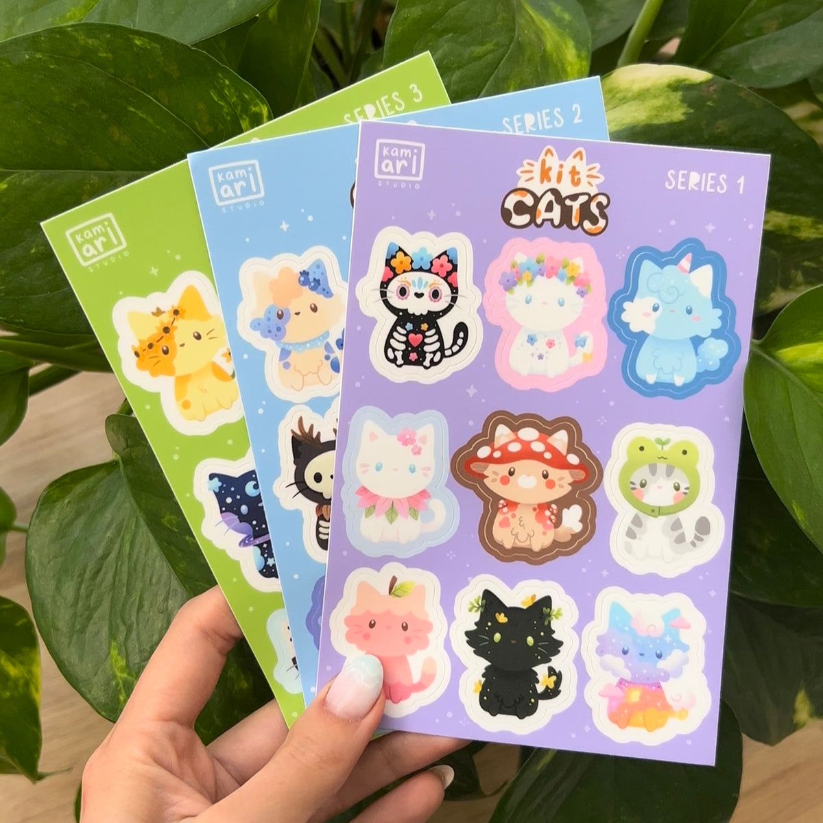 Kit Cat Sticker Sheet Set