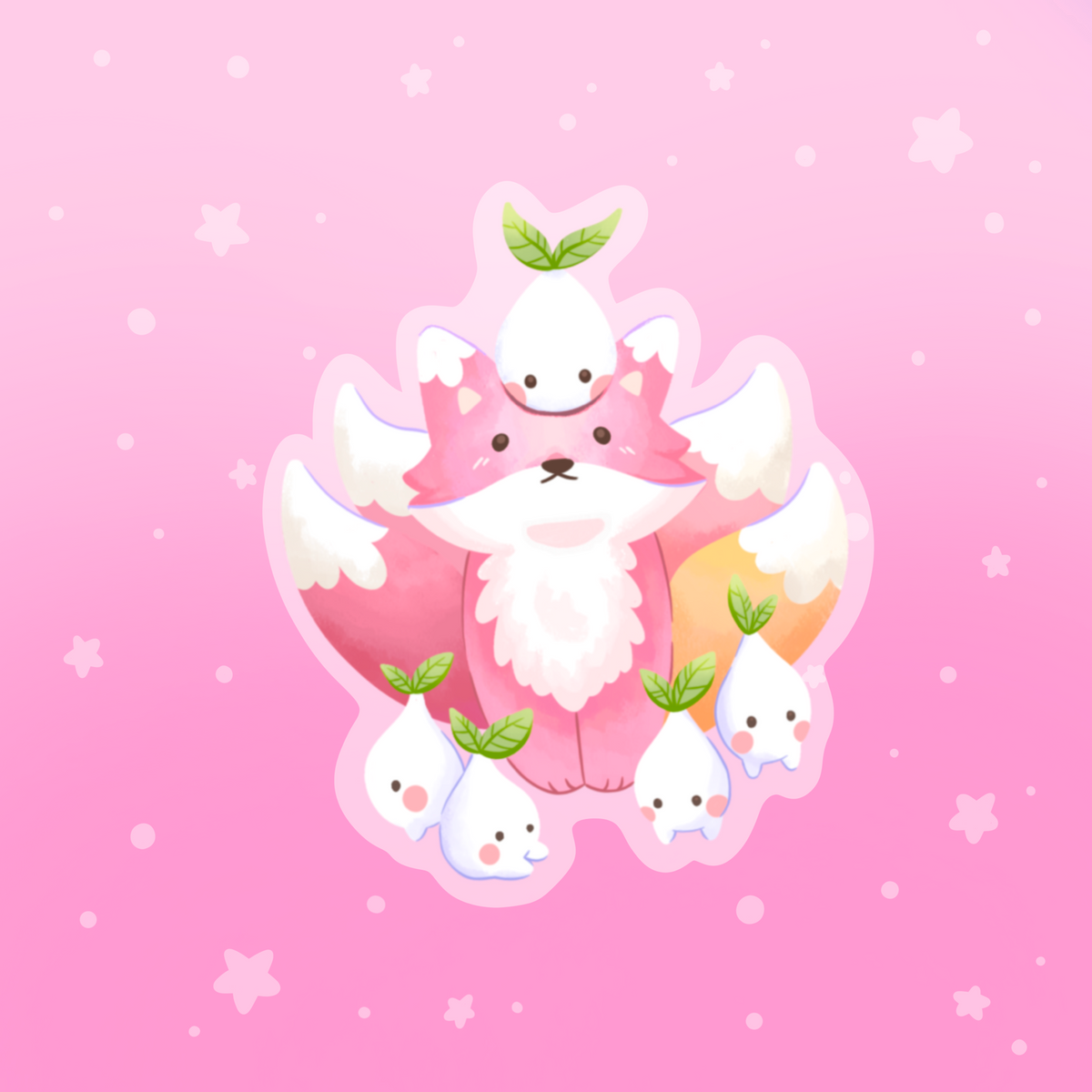 Sprout + Blossom Cuddle Vinyl Sticker