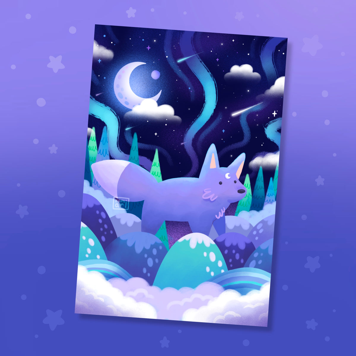 Lavender Moon Print